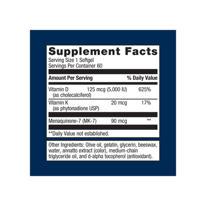 Vitamin D3 5000 + K